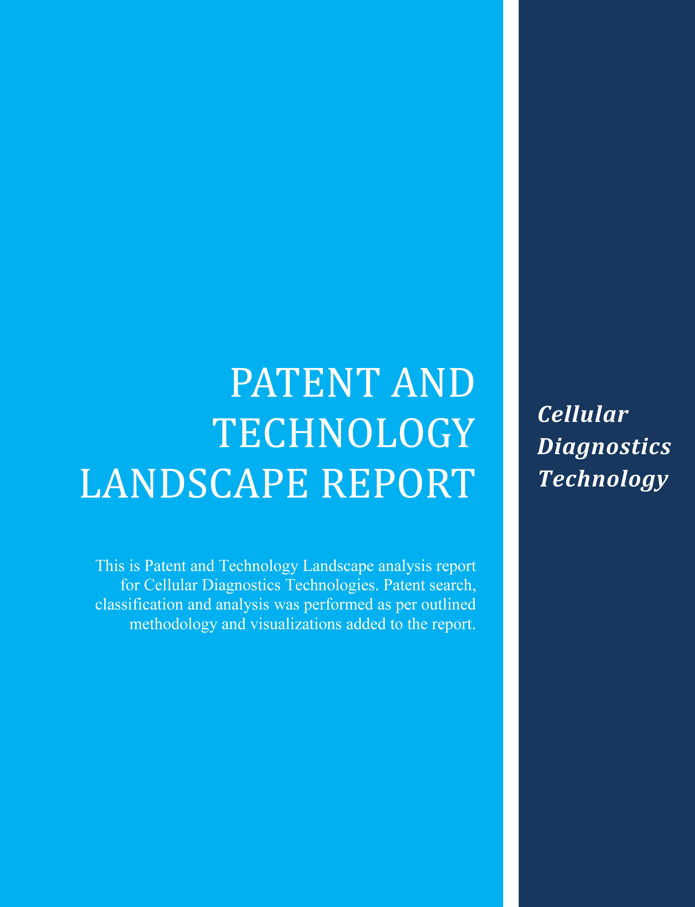 Cellular Diagnostics Patent Landscape Report