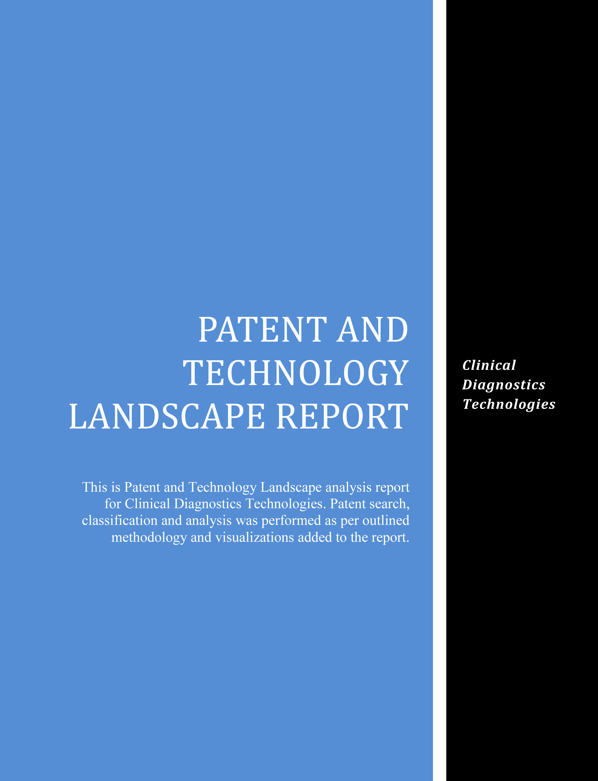Clinical Diagnostics Patent Technology Landscape Report
